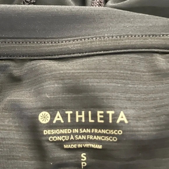 NWT Athlete Pacifica Shores Coverup Navy Small Quarter Zip Side Pockets Hood - Picture 11 of 16